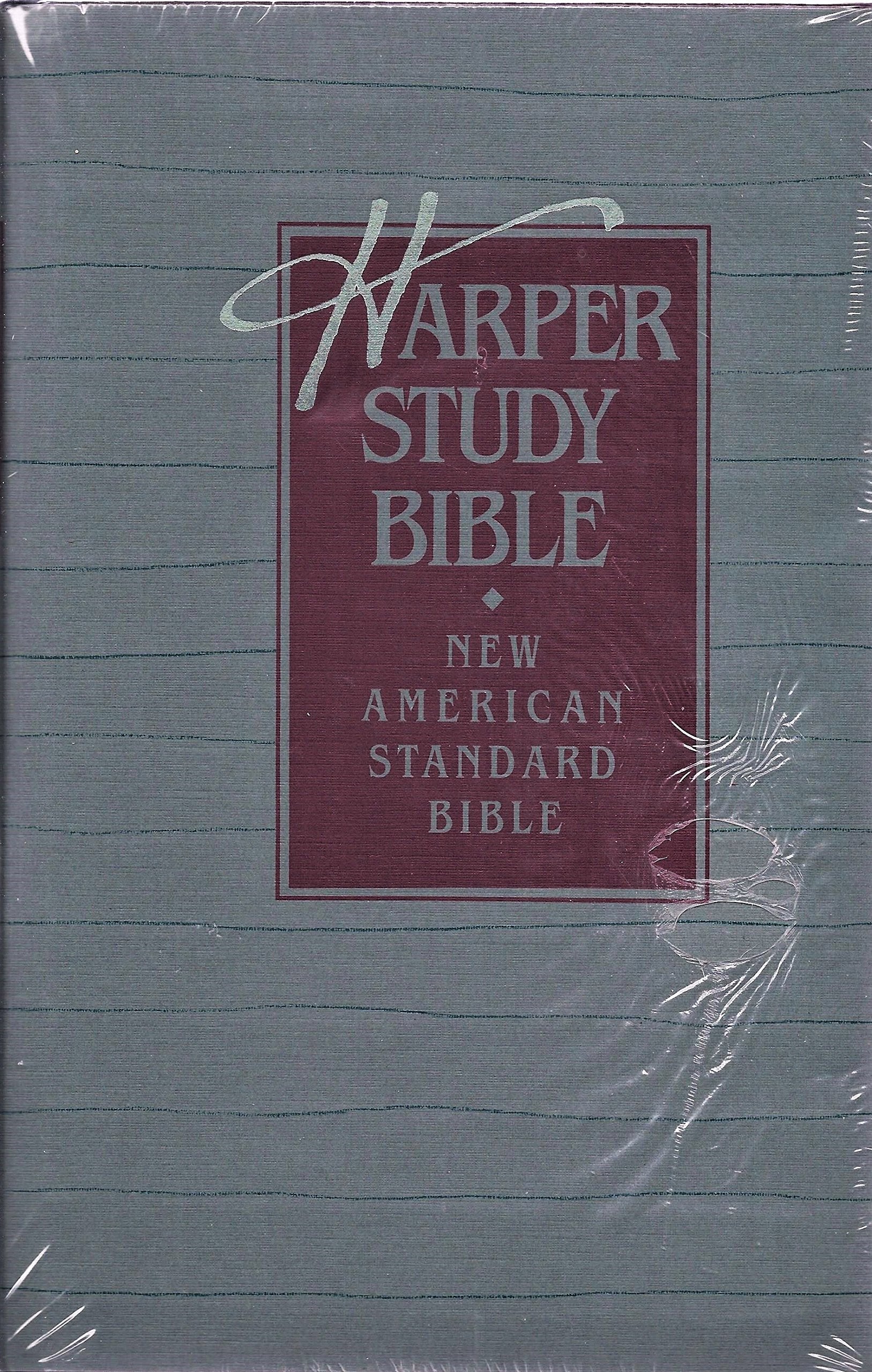 Holy Bible, New American Standard: Harper Study Bible,Used