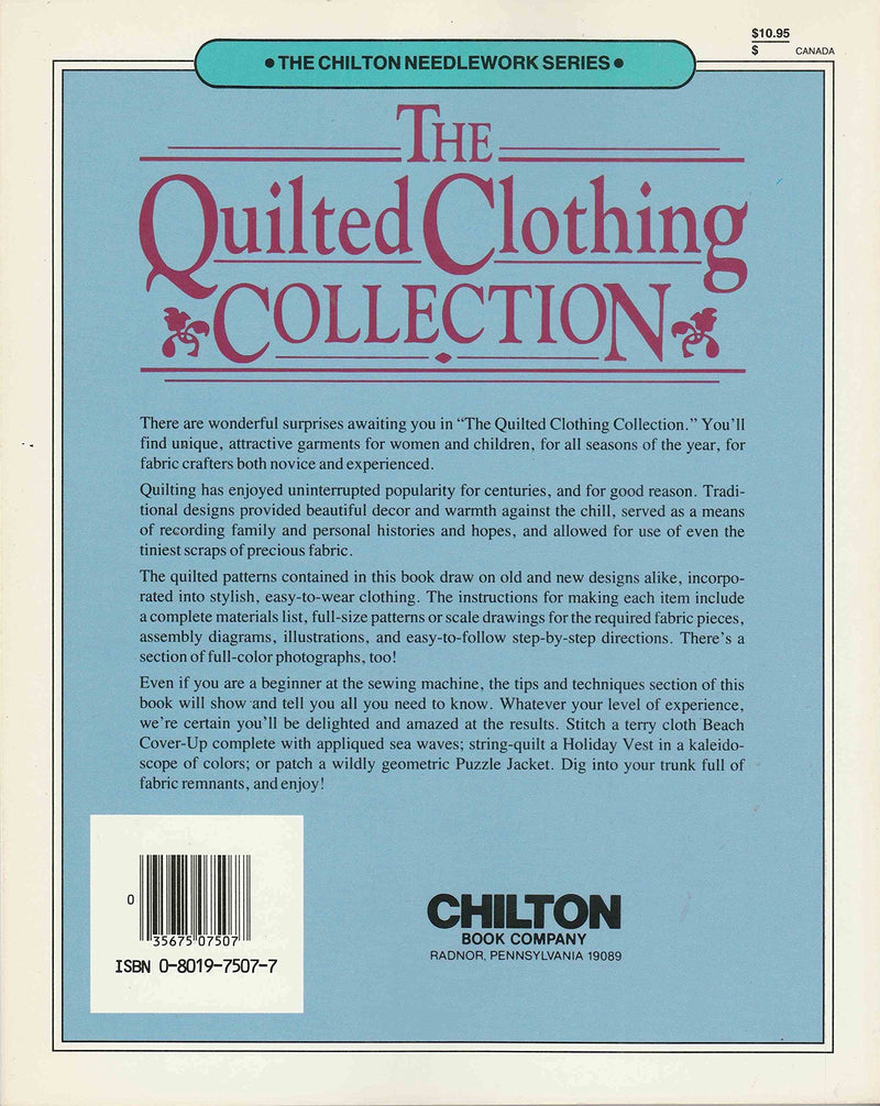 The Quilted Clothing Collection (A Family Workshop Book),Used