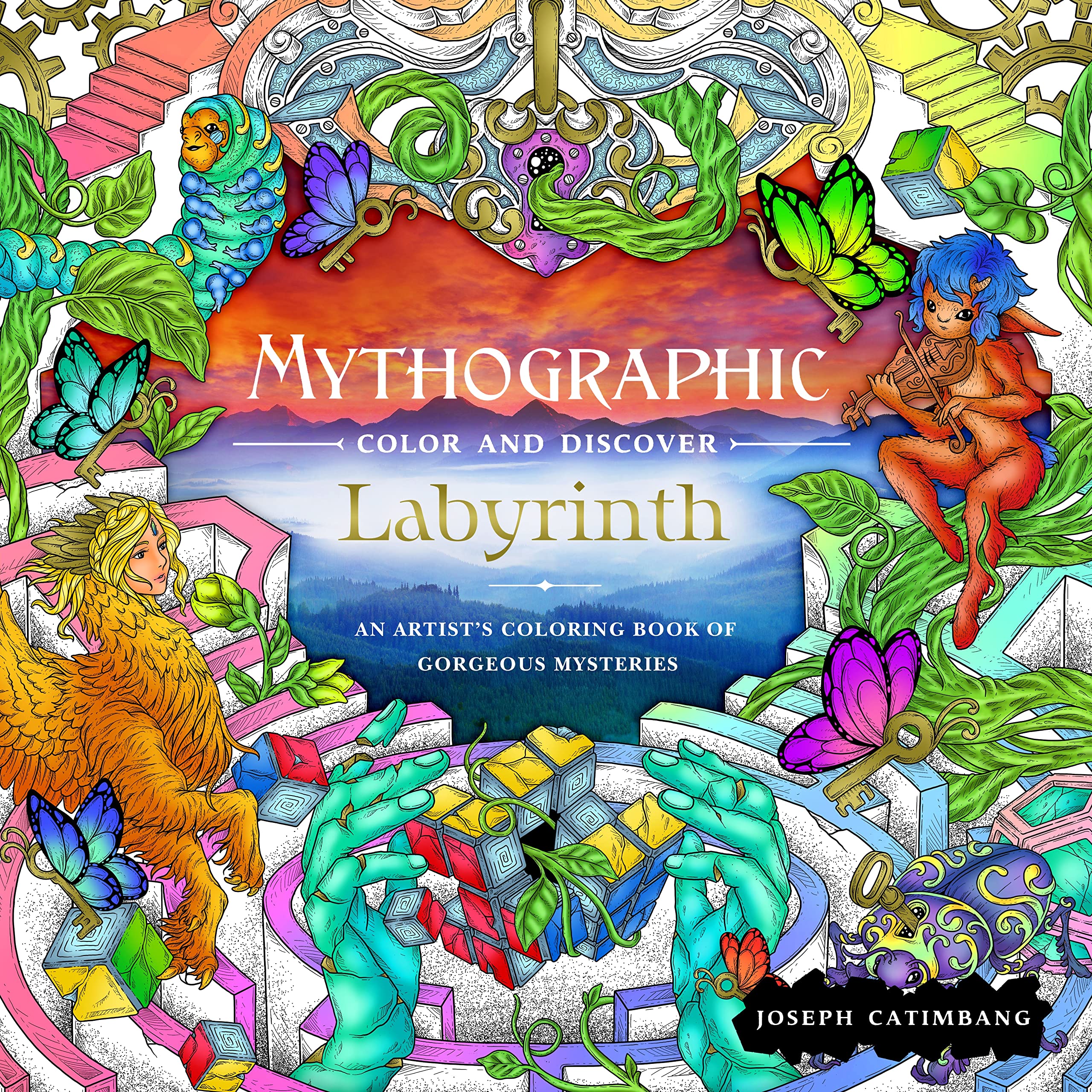 Mythographic Color And Discover: Labyrinth: An Artists Coloring Book Of Gorgeous Mysteries,Used