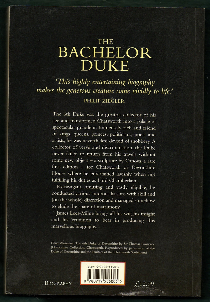The Bachelor Duke: 6th Duke of Devonshire, 17901858,Used
