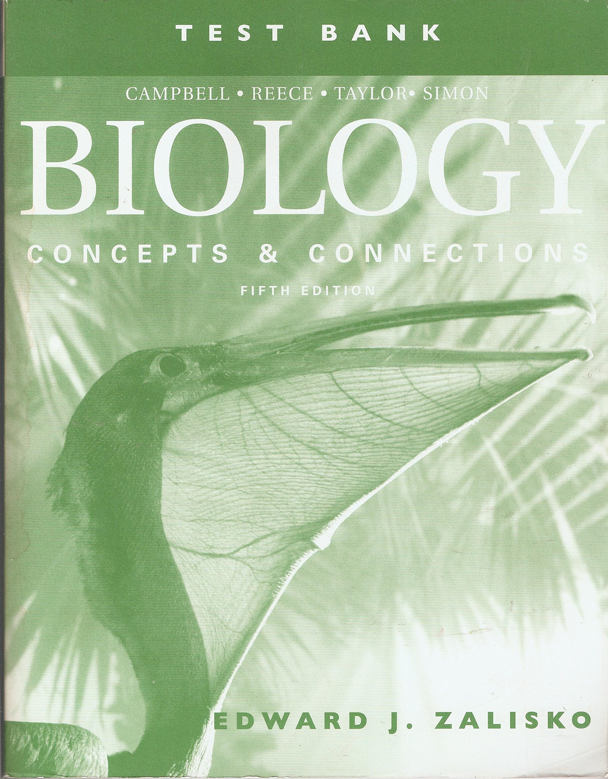 Biology Concepts & Connections (TEST BANK),Used