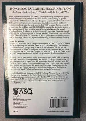 Iso 9001: 2000 Explained,Used