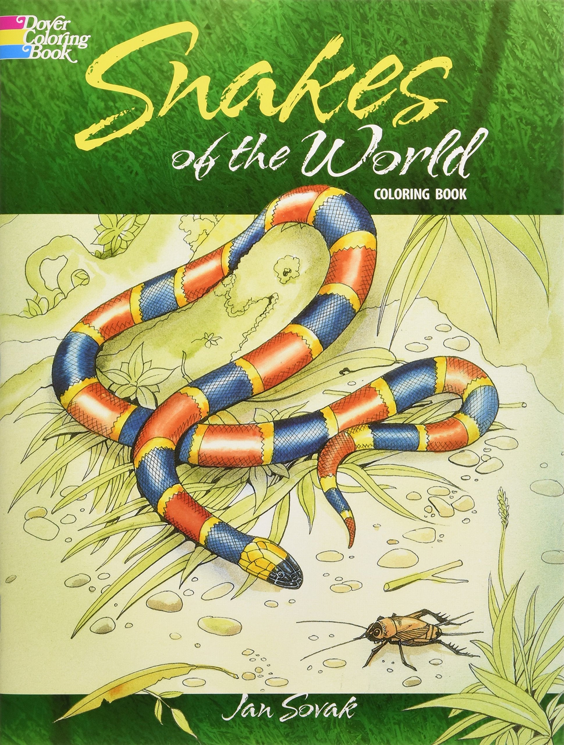 Snakes of the World Coloring Book (Dover Nature Coloring Book),Used