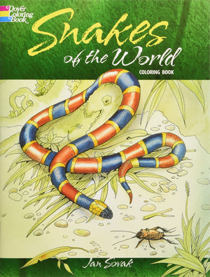 Snakes of the World Coloring Book (Dover Nature Coloring Book),Used