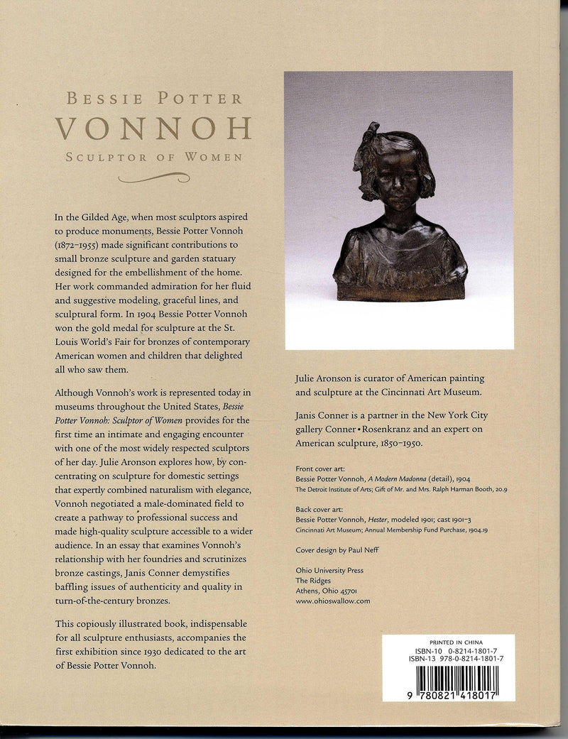Bessie Potter Vonnoh: Sculptor Of Women,New