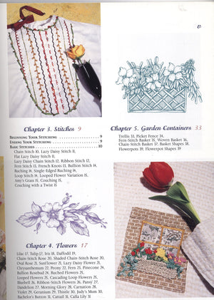 Ribbon Embroidery by Machine,Used