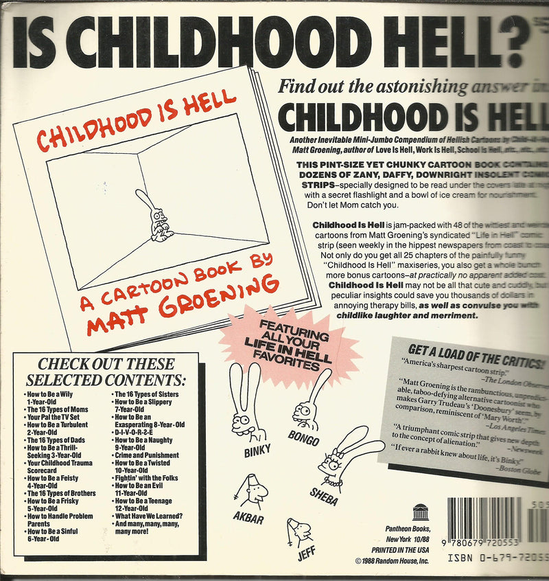 Childhood Is Hell,Used