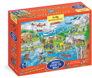 My Big Wimmelpuzzleanimals Around The World Floor Puzzle, 48Piece