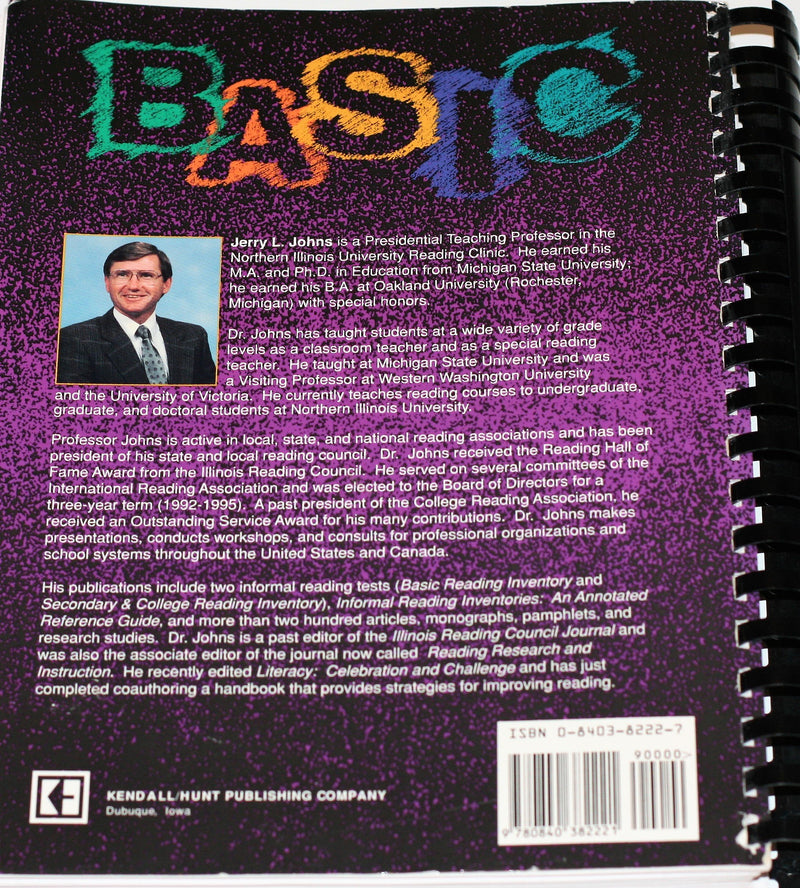 Basic Reading Inventory,Used