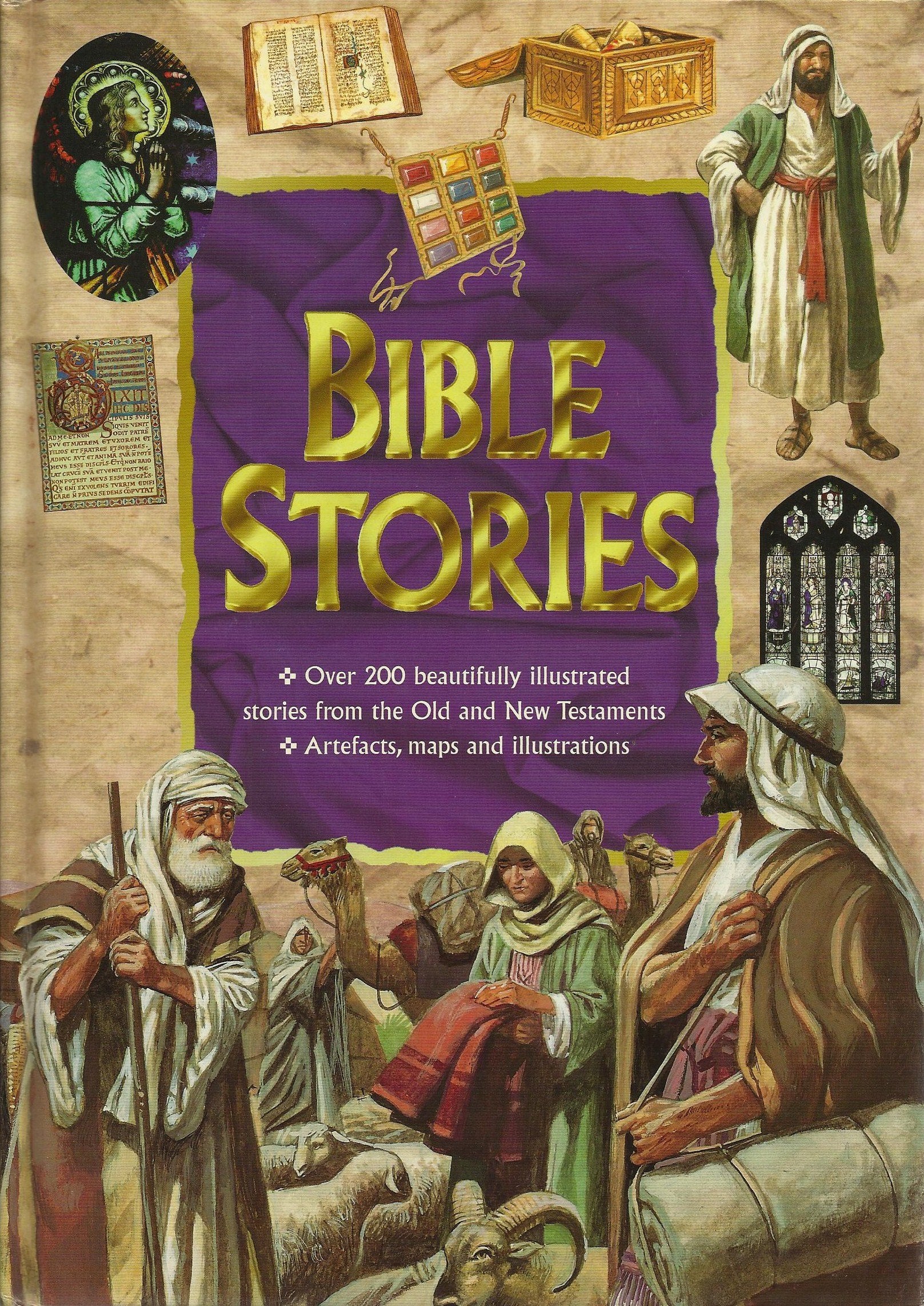 Bible Stories: Over 200 Beautifully Illustrated Stories From the Old and New Testaments,Used