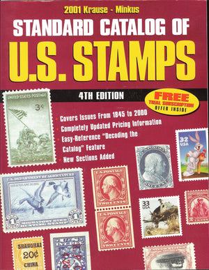 Standard Catalog of U.S. Stamps 2001: Listings 1845  Date (KRAUSE MINKUS STANDARD CATALOG OF US STAMPS),Used