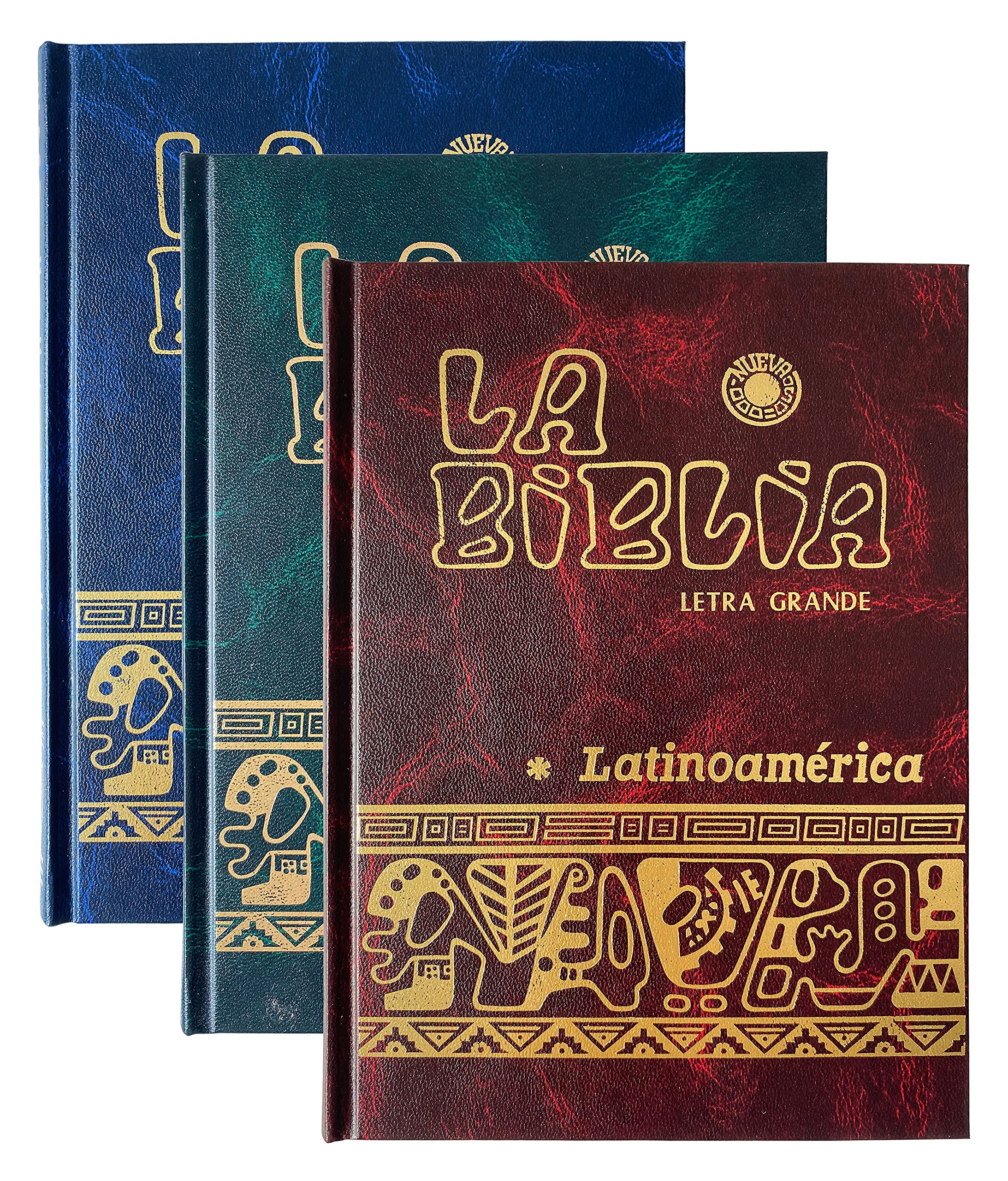 La Biblia Latinoamericana Letra Grande Cartone con Uneros Spanish Edition Assorted Colors,Used
