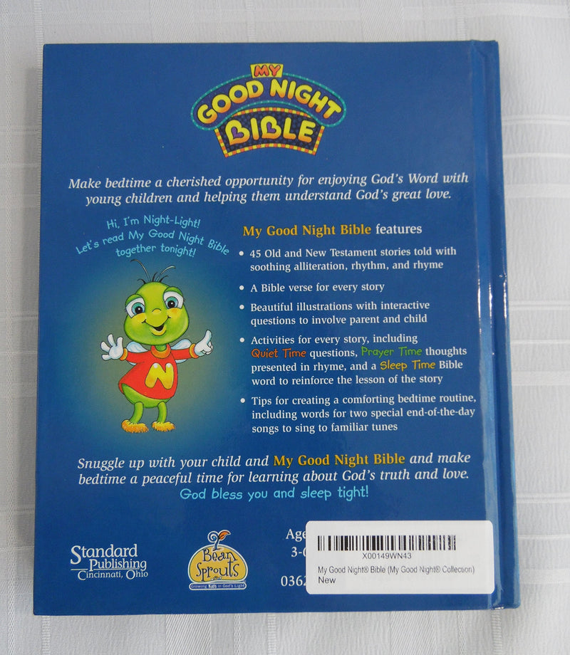 My Good Night Bible: 45 Bedtime Bible Stories for Little Ones,Used
