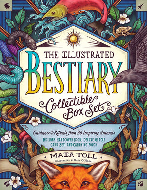 The Illustrated Bestiary Collectible Box Set: Guidance and Rituals from 36 Inspiring Animals; Includes Hardcover Book, Deluxe Or