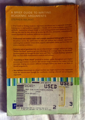Brief Guide to Writing Academic Arguments, A,New