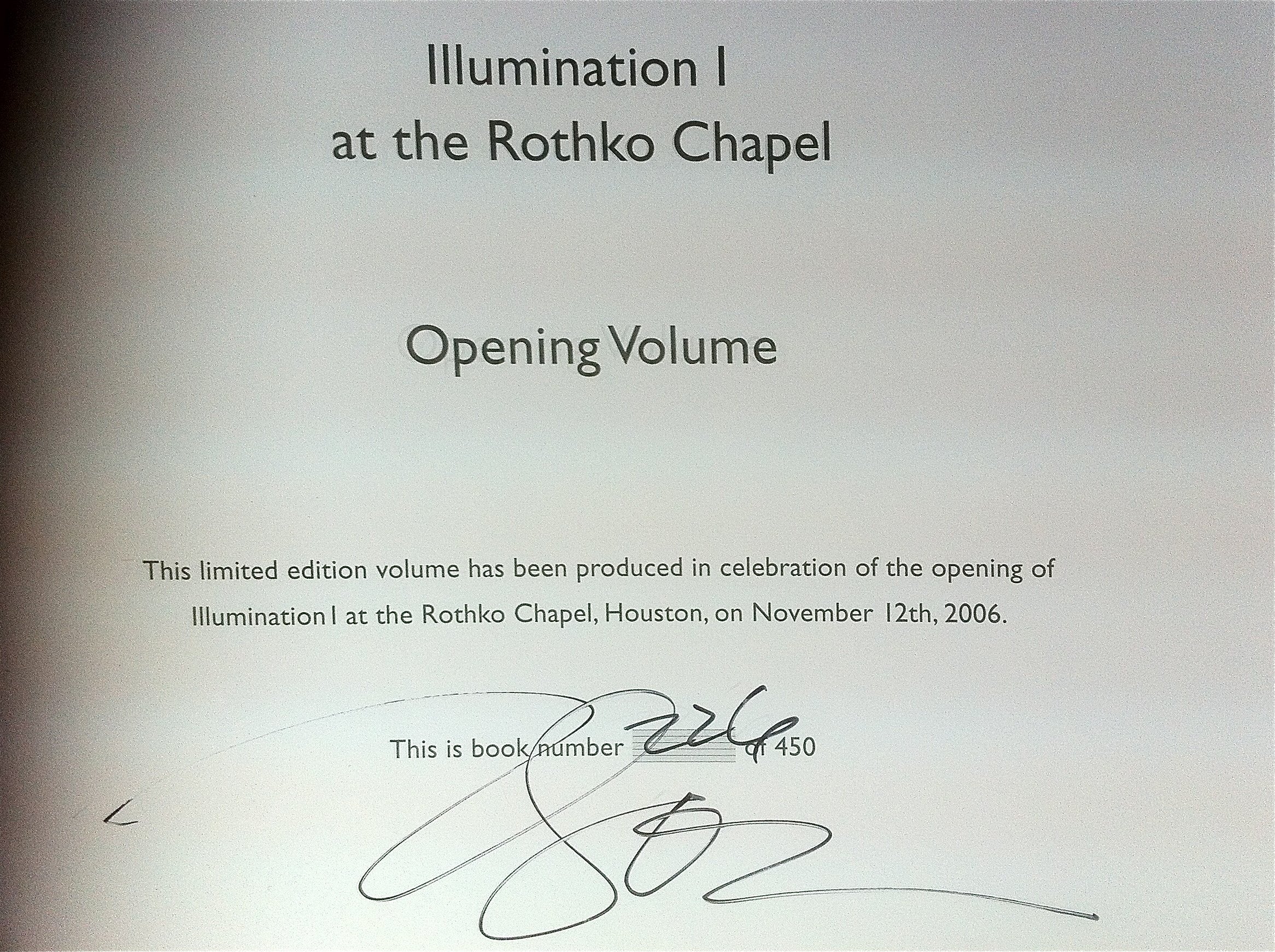 Michael Somoroff: Illumination I at the Rothko Chapel,Used