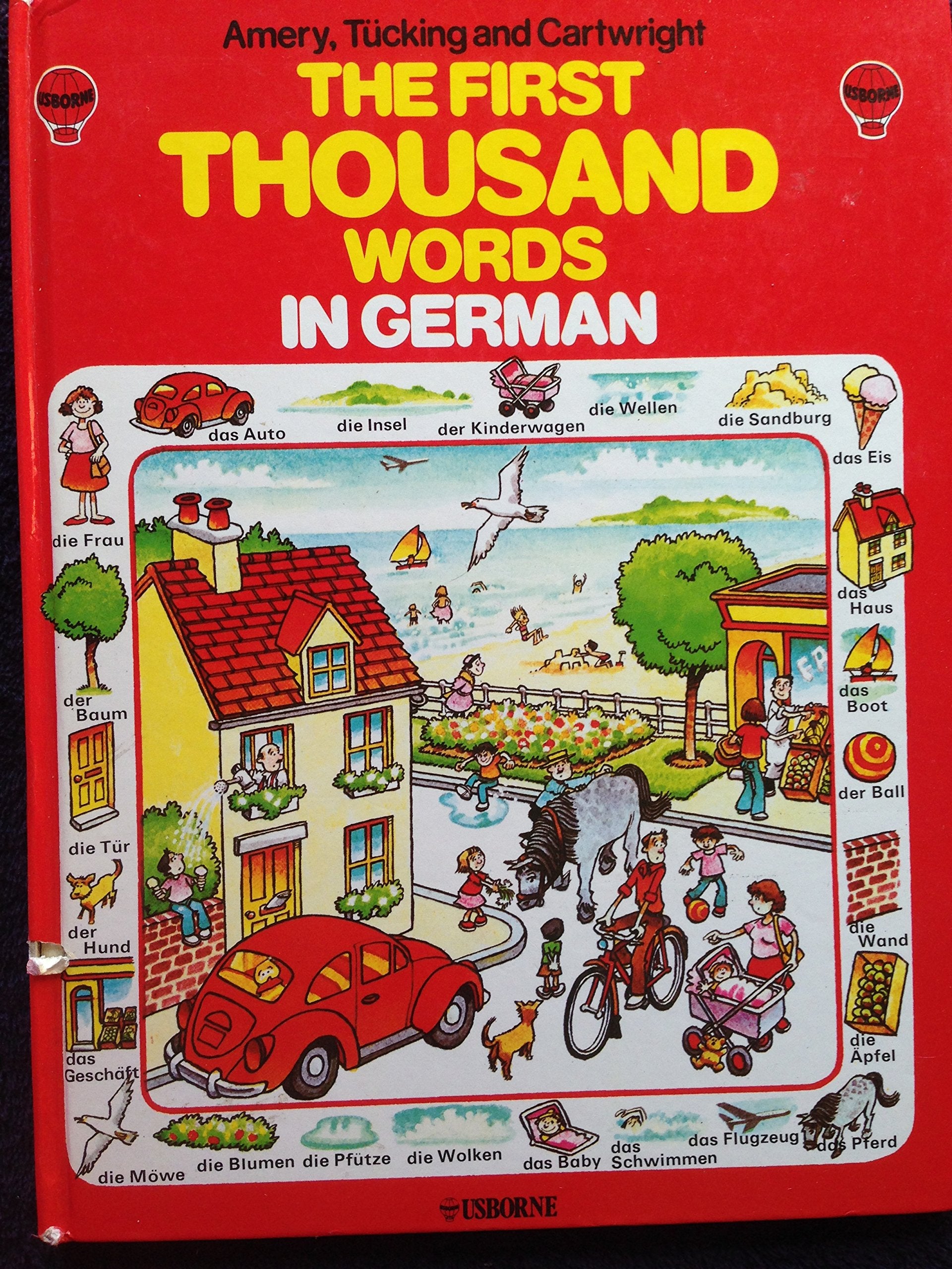 The First Thousand Words In German,New
