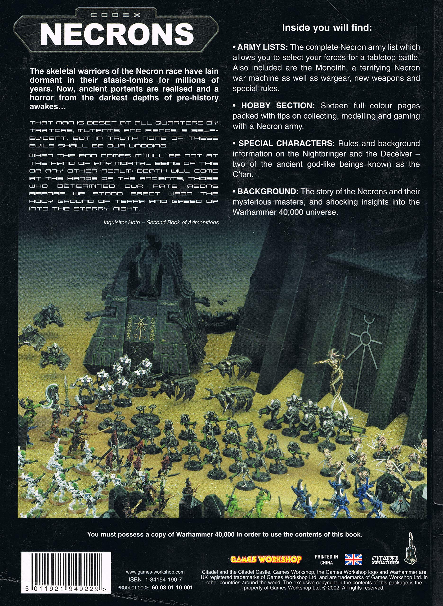 Codex: Necrons (Warhammer 40,000)