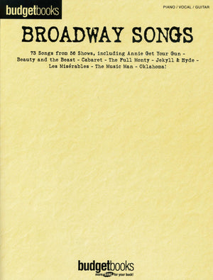 Broadway Songs: Budget Books
