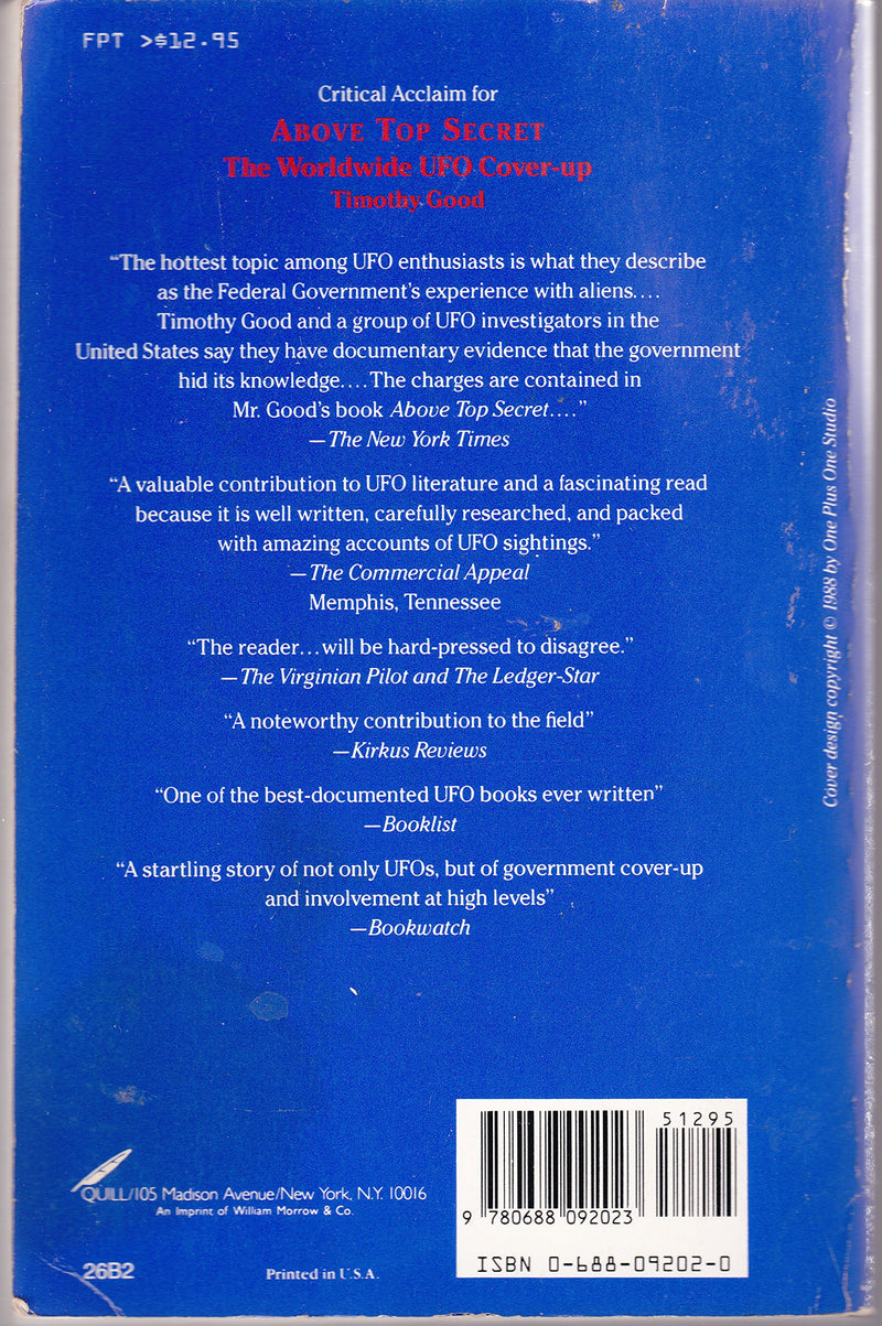 Above Top Secret: The Worldwide U.F.O. Coverup,Used