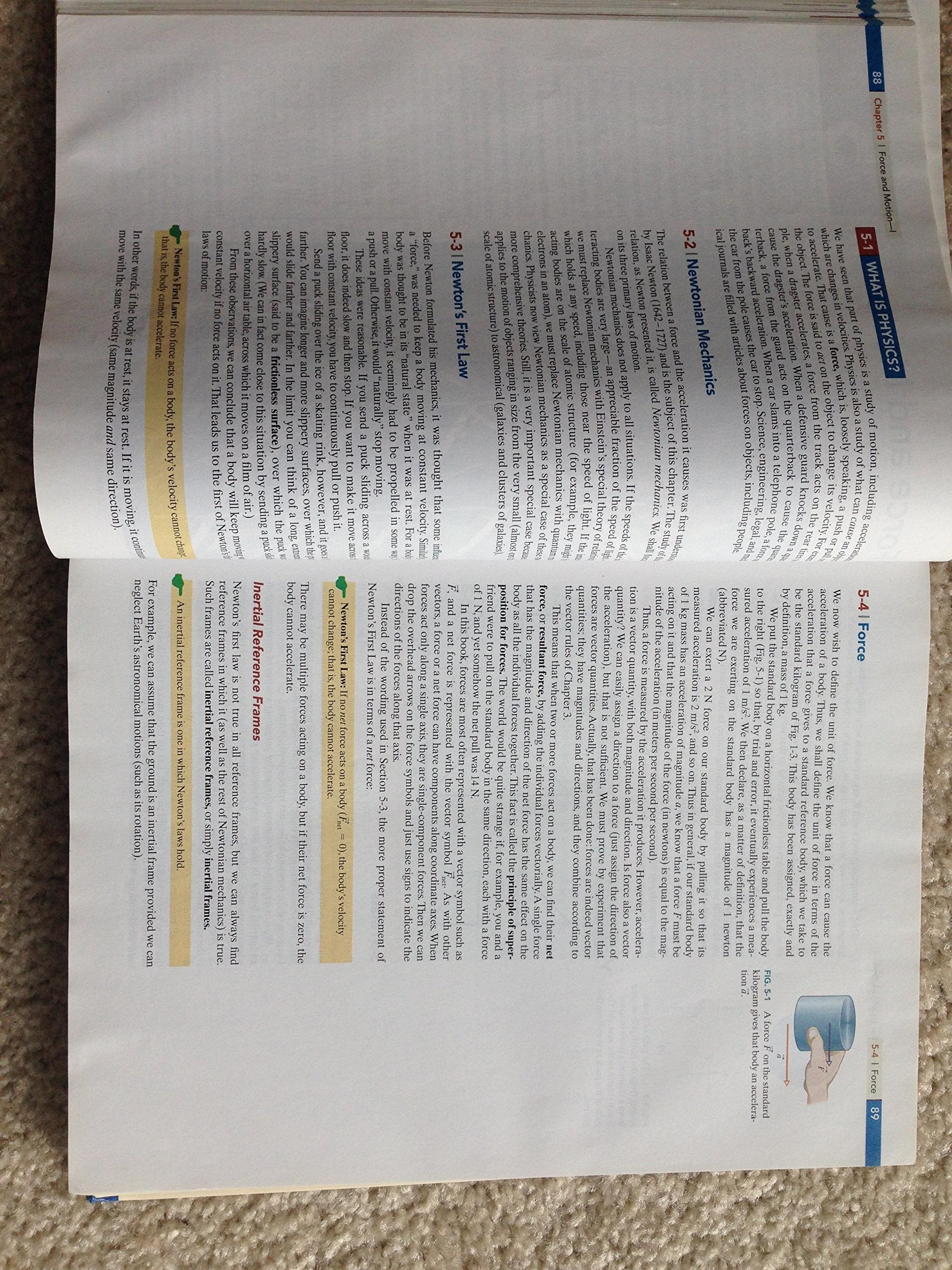 Fundamentals of Physics, Volume 1 (Chapters 1  20),Used