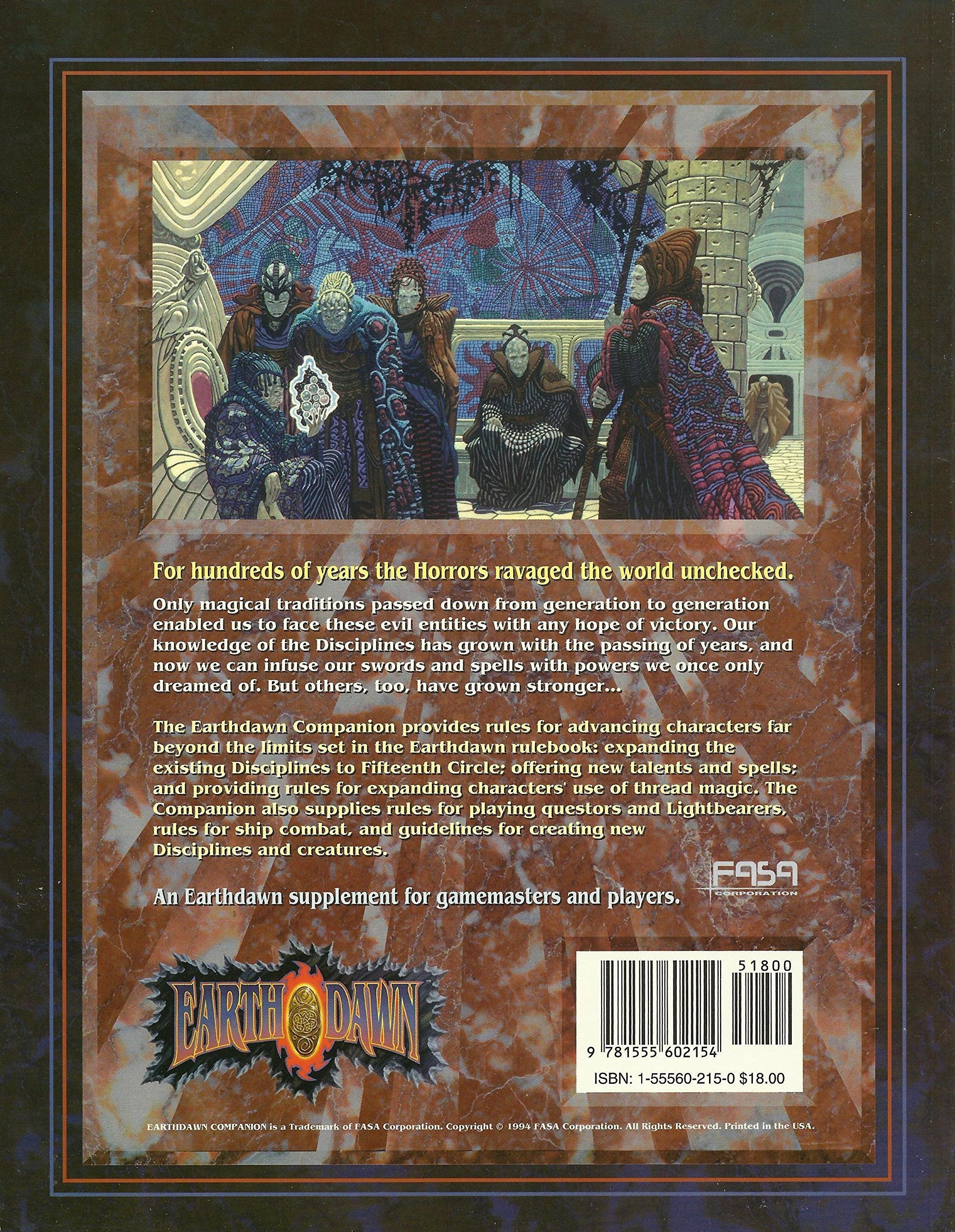 Earthdawn Companion (Earthdawn Roleplaying, 6200),New