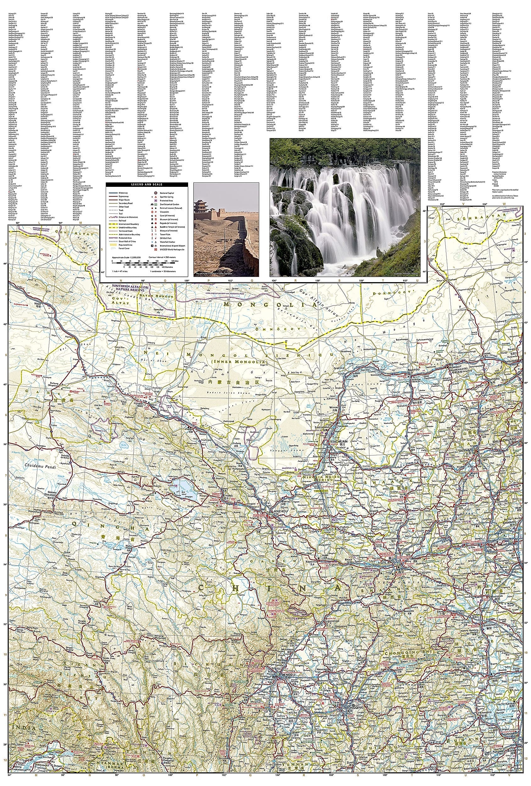 China West Map (National Geographic Adventure Map, 3009)