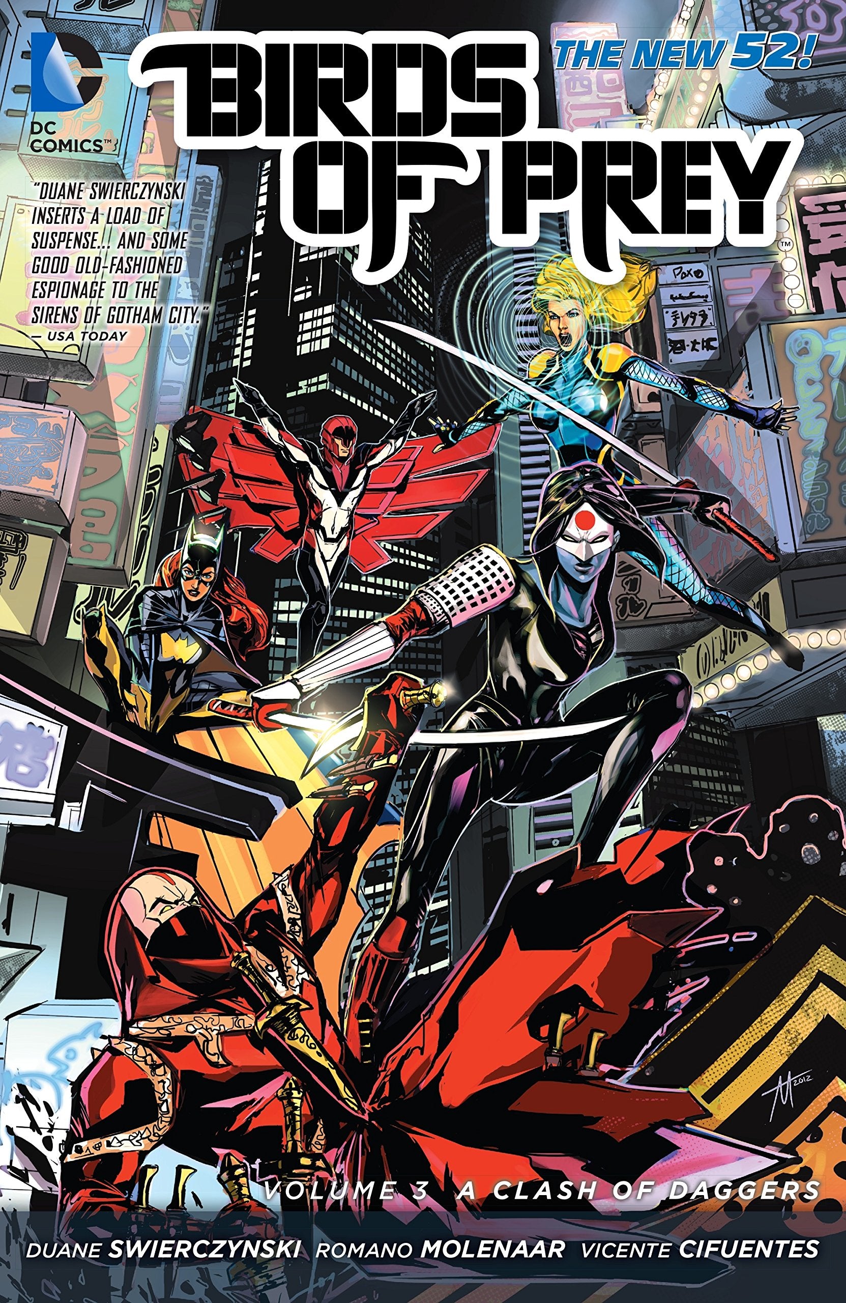 Birds of Prey Vol. 3: A Clash of Daggers (The New 52),New