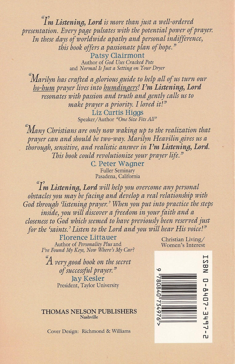 I'm Listening, Lord,Used