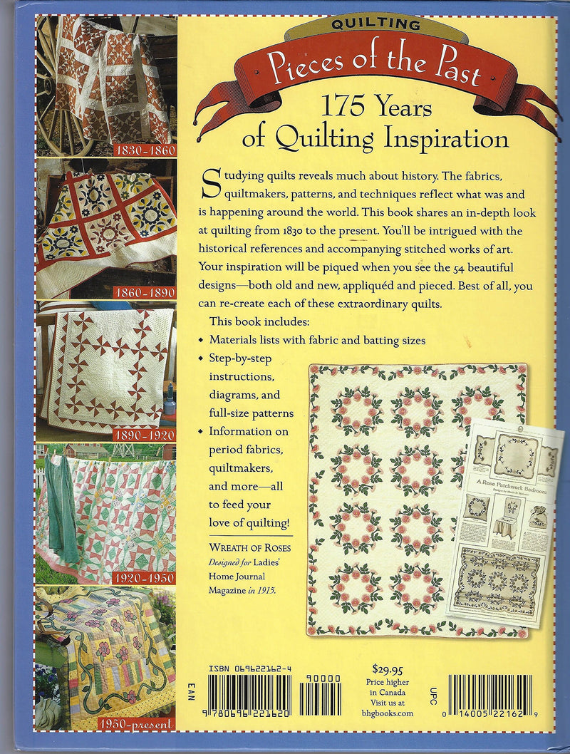 Quilting Pieces Of The Past: 175 Years of Inspirational Quilting (Better Homes & Gardens),New