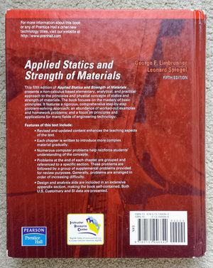 Applied Statics and Strength of Materials (5th Edition),Used