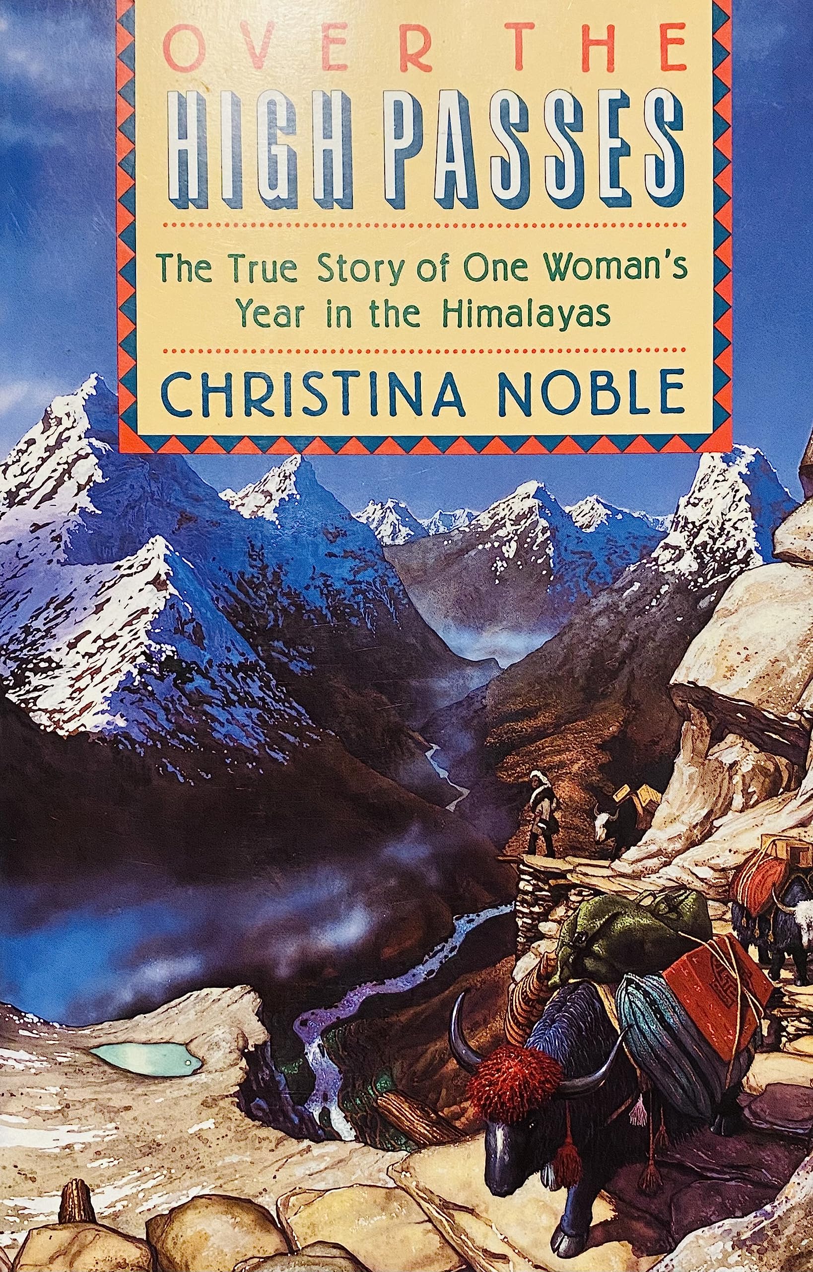 Over The High Passes: The True Story Of One Womans Year In The Himalayas-used