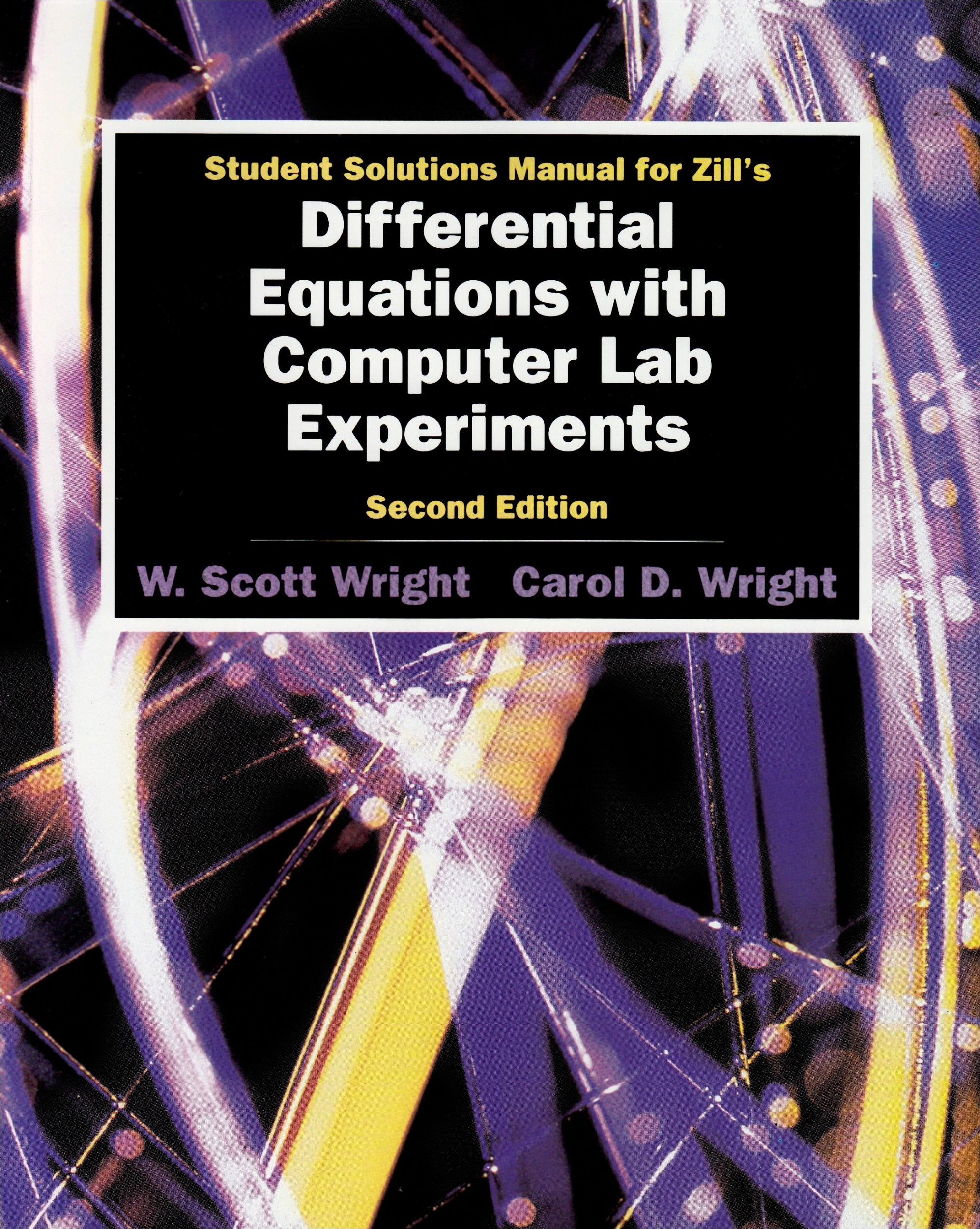 Student Solutions Manual For Zill'S Differential Equations With Computer Lab Experiments,Used