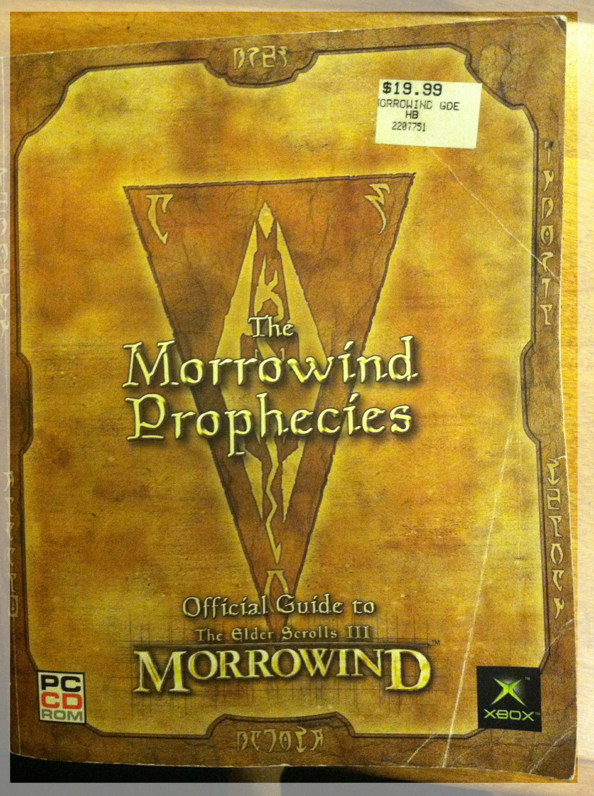 The Morrowind Prophecies: Official Guide to the Elder Scrolls III,Used