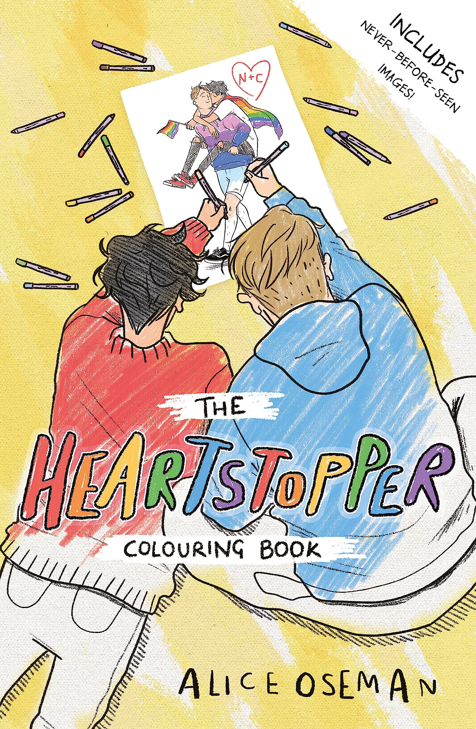 The Official Heartstopper Colouring Book: The bestselling graphic novel, now on Netflix!,New