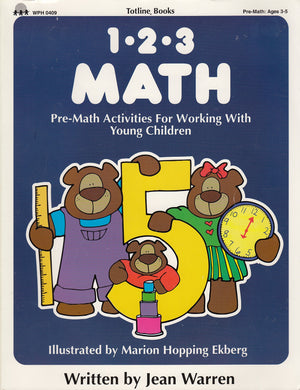 Totline 123 Math: PreMath Activities for Working With Young Children (123 Series, Math: Ages 36),Used