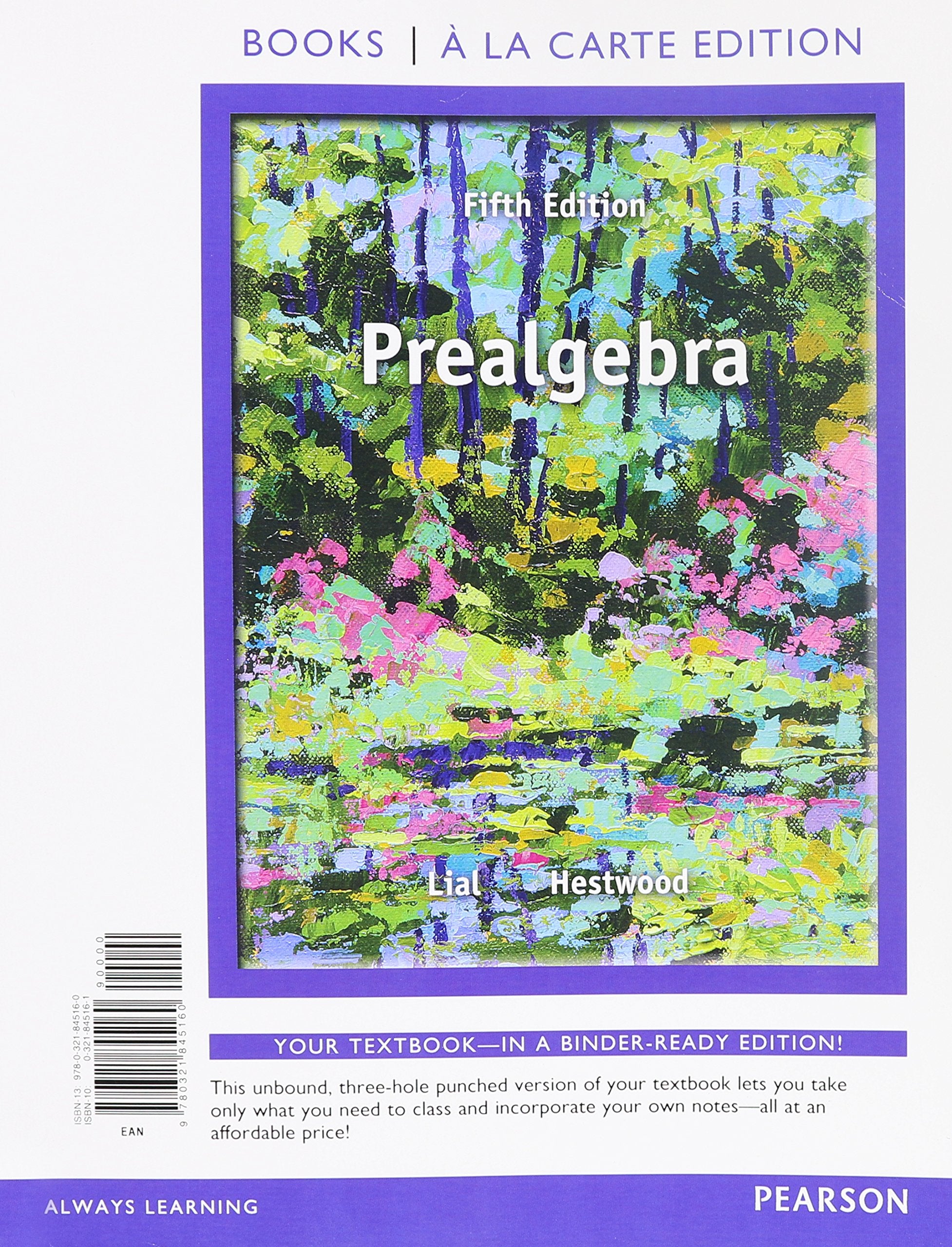 Prealgebra, Books a la Carte Edition,Used