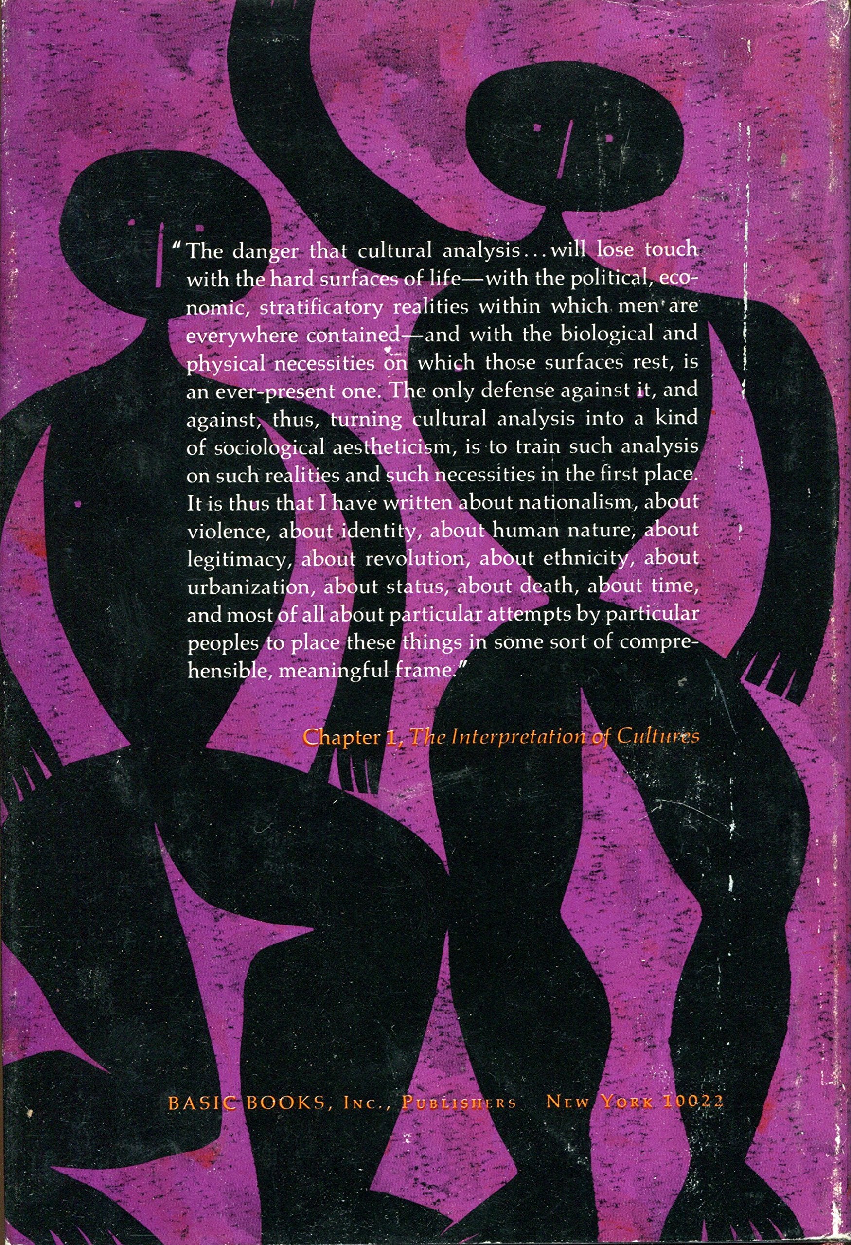 The Interpretation of Cultures: Selected Essays,New