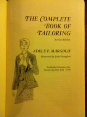 The Complete Book of Tailoring,New