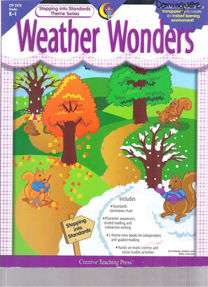 Weather Wonders Grades K1 (Stepping Into Standards Theme),Used