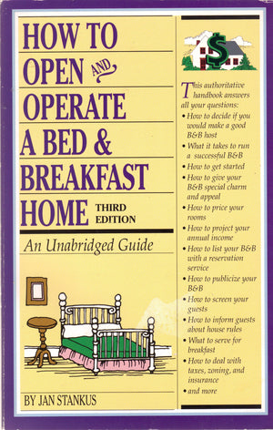 How to Open and Operate a Bed & Breakfast,Used