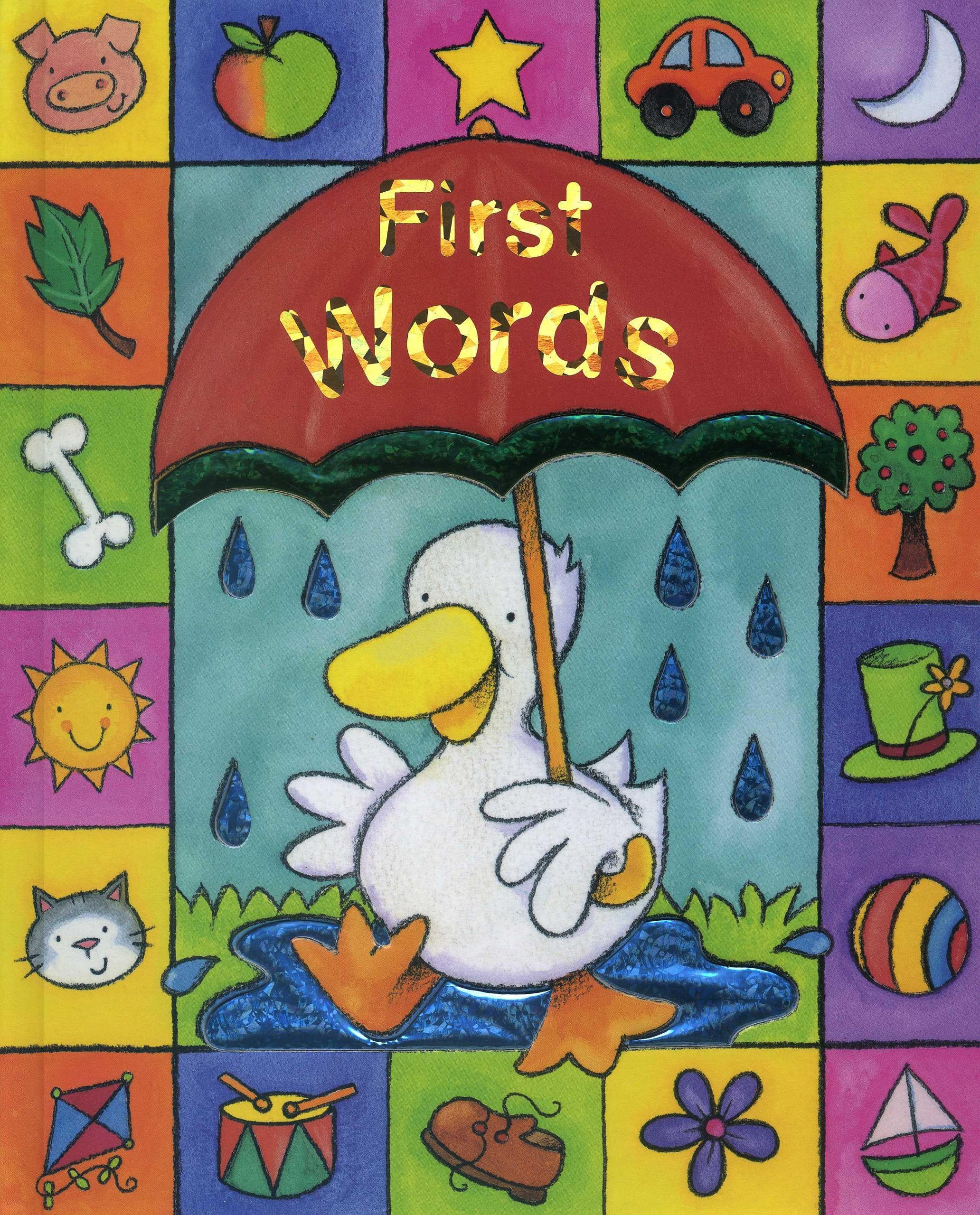Sparkly Learning: First Words: Learn first words in lively pictures, in a chunky boardbook format with sparkly foil detail throu,Used