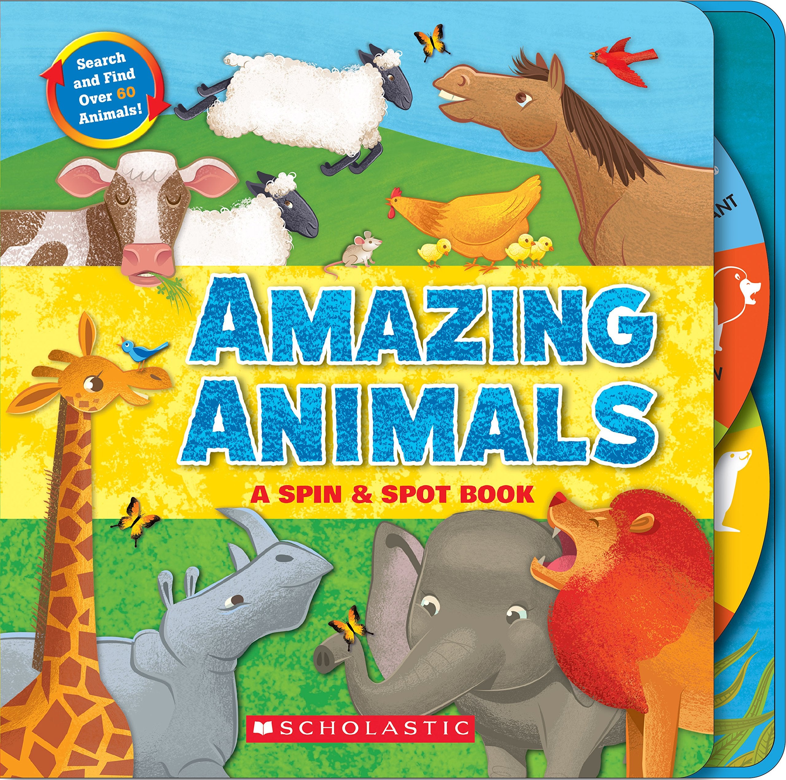 Amazing Animals: A Spin & Spot Book: A Spin & Spot Book,Used