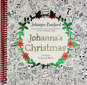 Johannas Christmas: A Festive Coloring Book for Adults