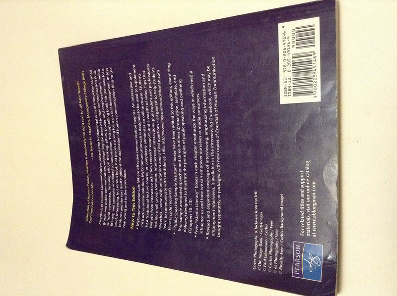 Essentials of Human Communication (6th Edition),Used