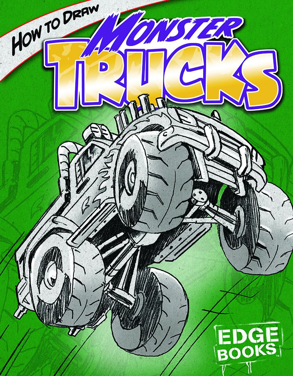 How to Draw Monster Trucks (Edge Books: Drawing Cool Stuff),Used