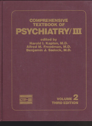Comprehensive Textbook Of Psychiatry, Iii,Used