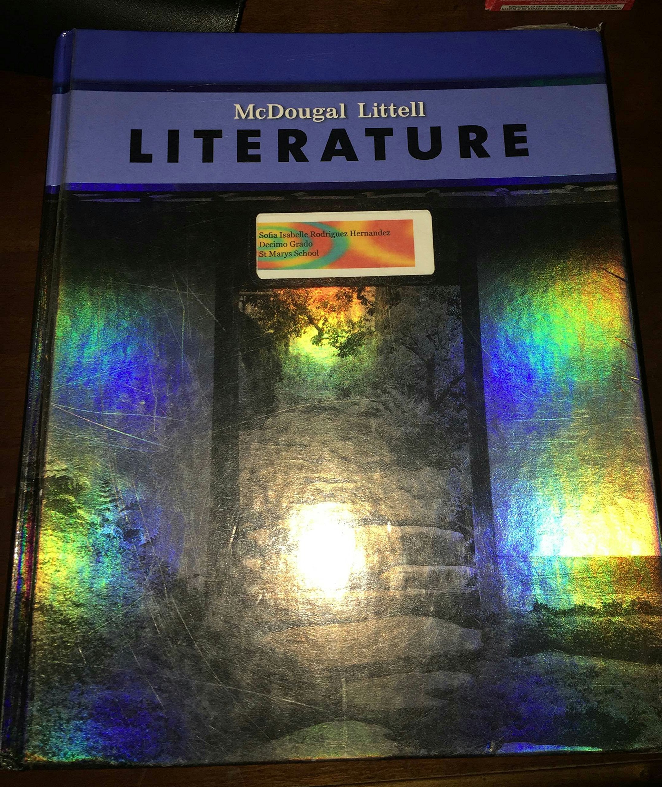 McDougal Littell Literature: Student Edition Grade 10 2008,New
