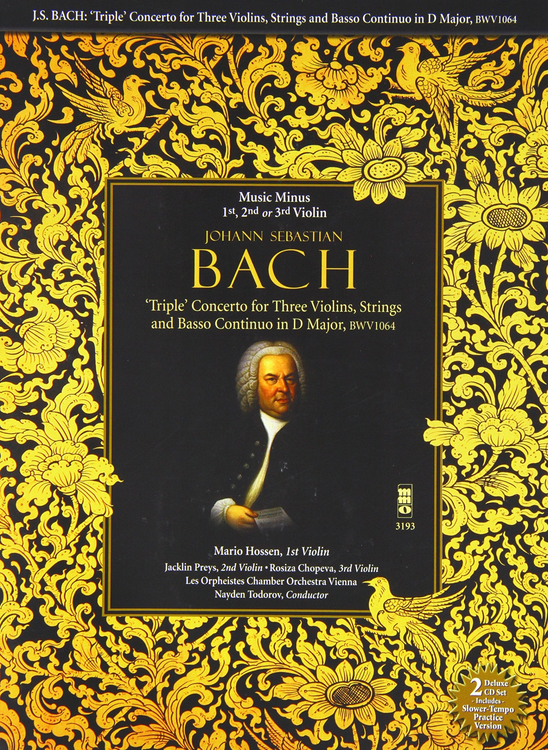 Johann Sebastian Bach: Triple Concerto for Three Violins in C Major, BWV 1064,New