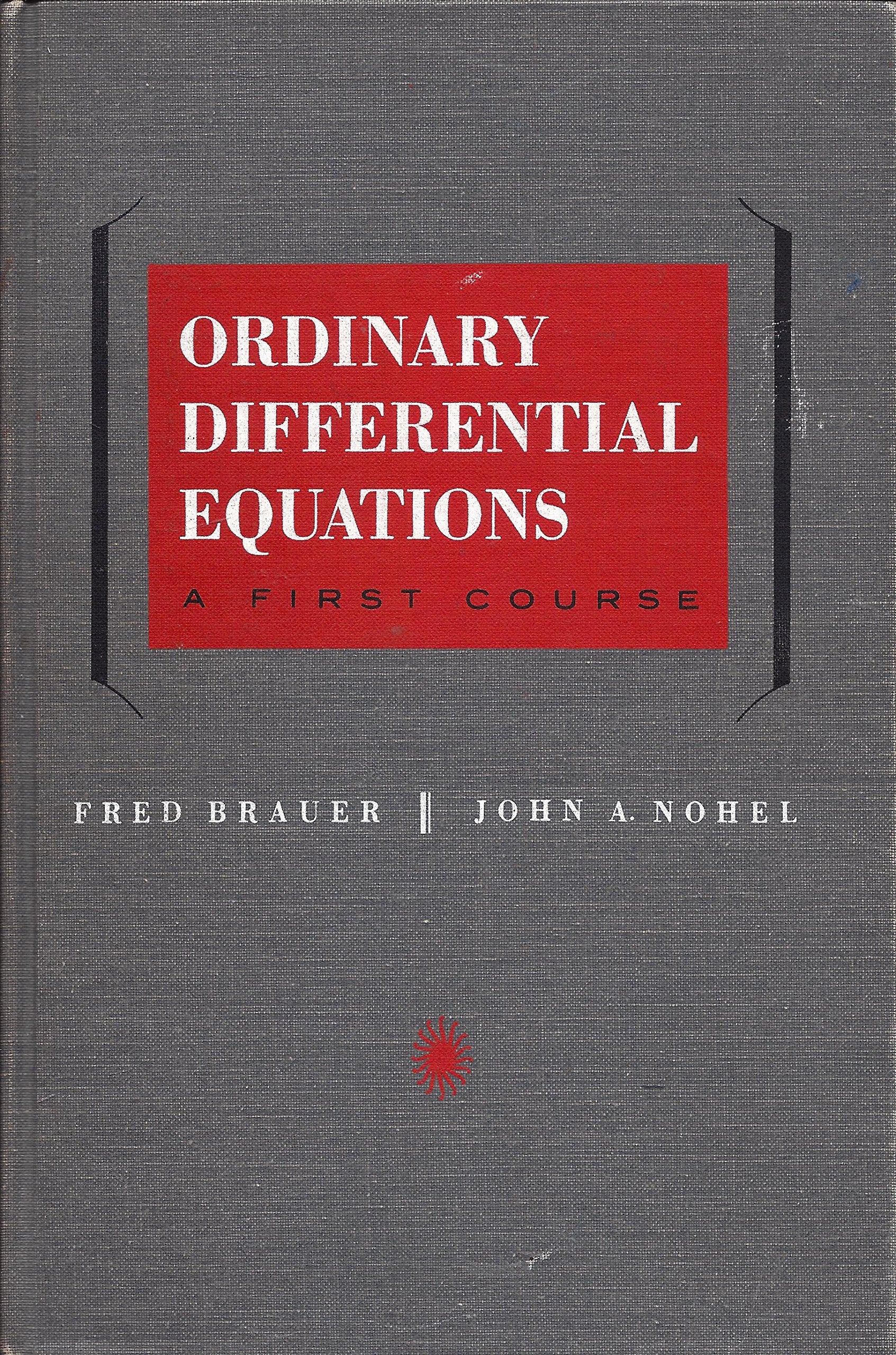 Ordinary Differential Equations: A First Course (University Mathematics Series),Used
